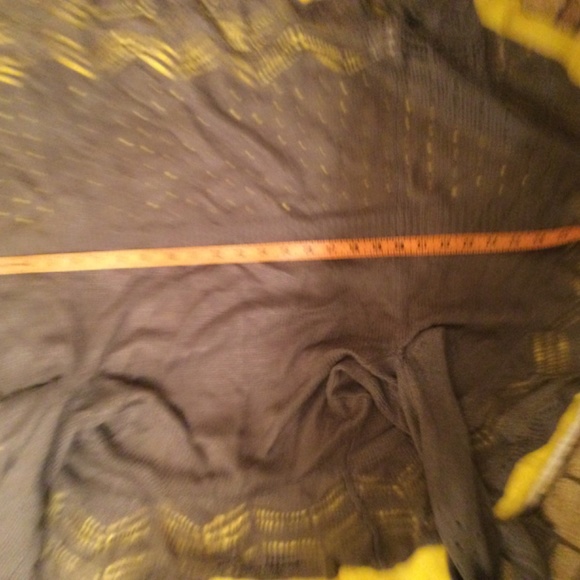 Decree Open Faced Charcoal Grey Sweater with ruffle - Picture 9 of 12